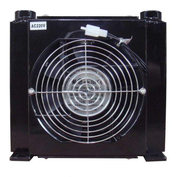 hydraulic oil cooler with fan